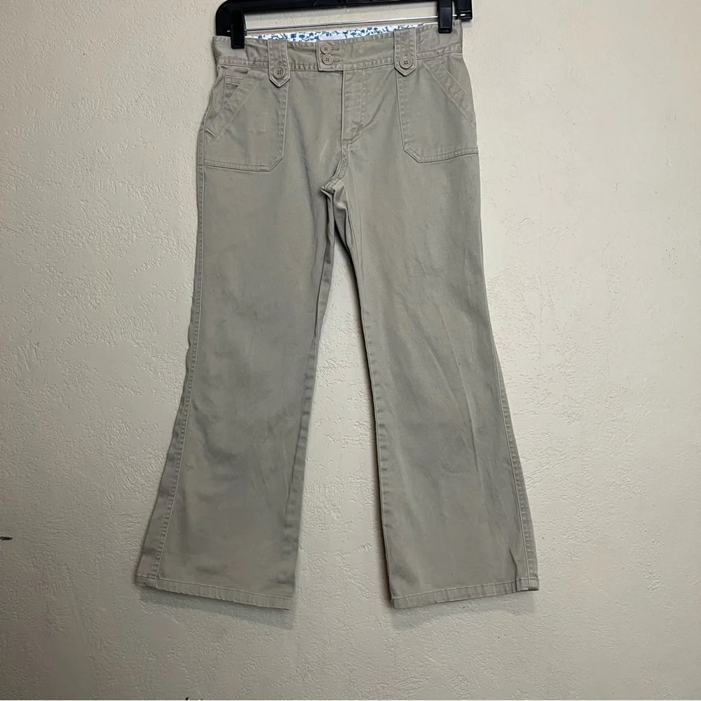 5 for $30 Old navy girl boot cut mid rise uniform pants‎ size 8-1/2